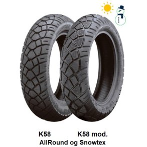 HEIDENAU K 58 F/R TL 100/80-10 58M