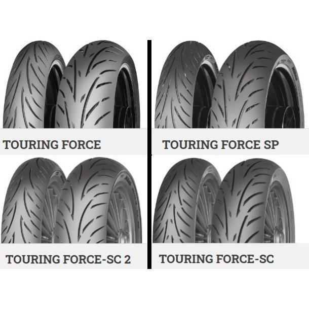 MITAS TOURING FORCE SC F/R TL 130/60-13 60P