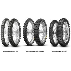 PIRELLI SCORPION MX32 MID SOFT F TT 70/100-19 42M